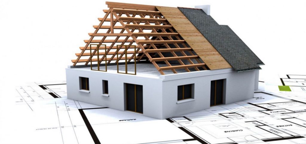 proces výstavby domu